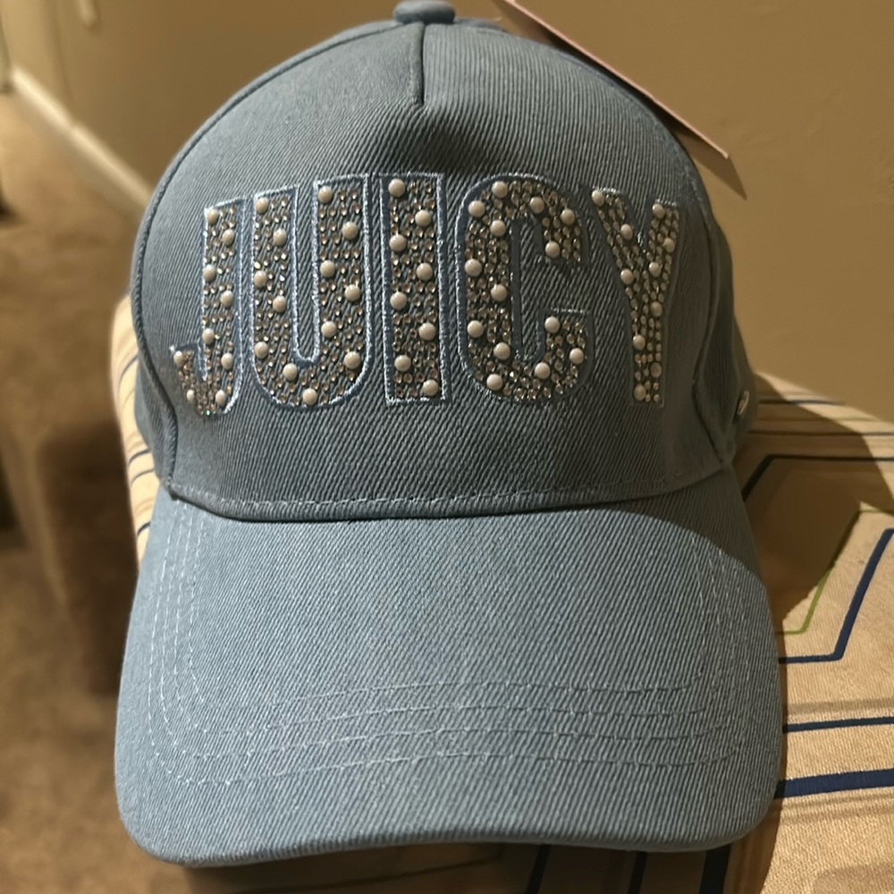 NWT-Denim Juicy Couture hat -one size